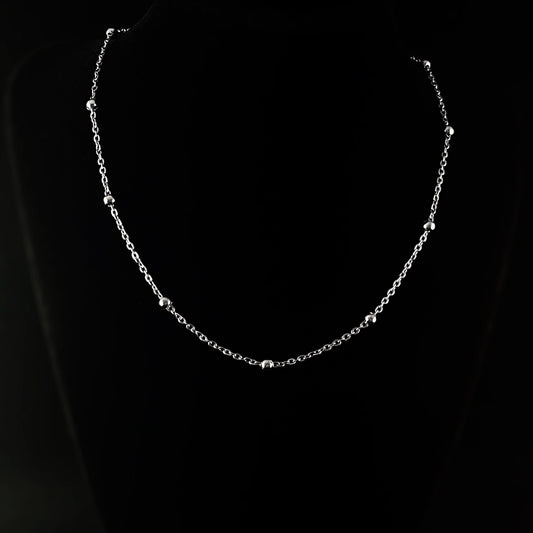 Minimal Silver Rohan Chain Necklace - 3Souls
