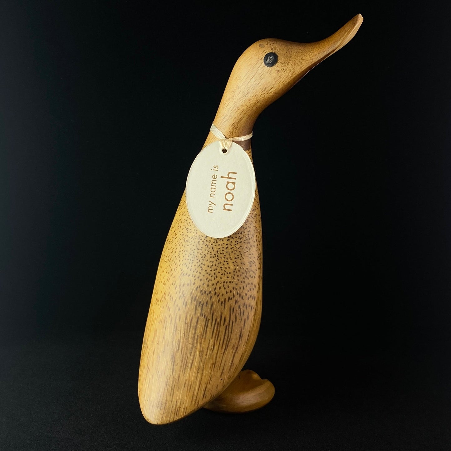 Noah - Hand-carved and Hand-painted Bamboo Duck