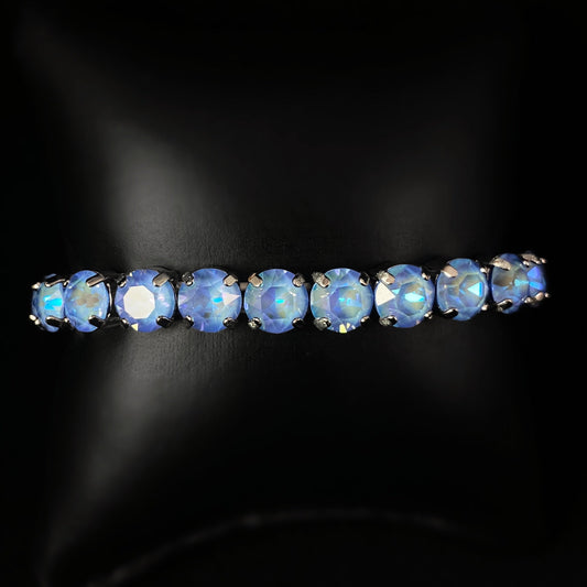 Ocean Blue Sparkly Crystal Stretch Bracelet Sienna Bright
