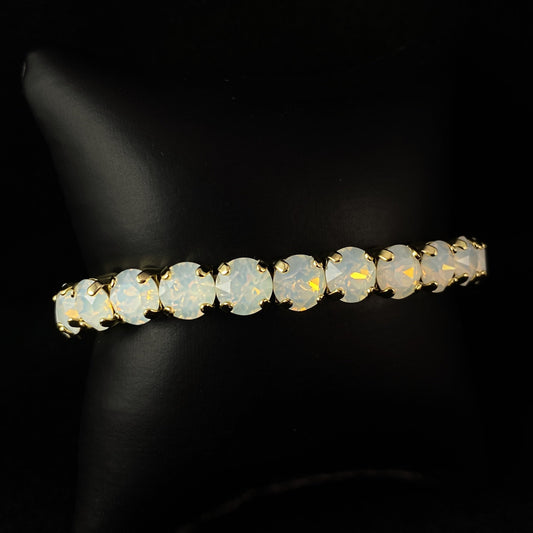 Opal Colored Sparkly Crystal Stretch Bracelet Sienna-