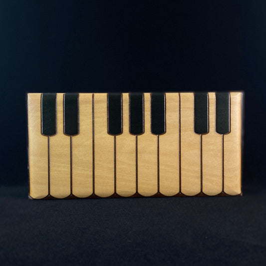 Piano Keys Handmade Hinged Wooden Treasure Box
