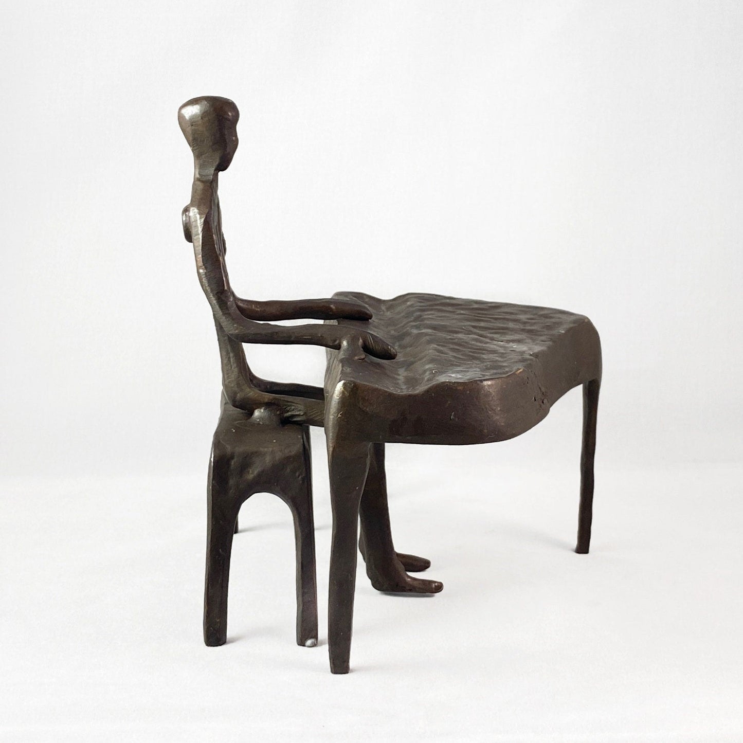 Piano Player Bronze Sculpture - Unique Home Decor