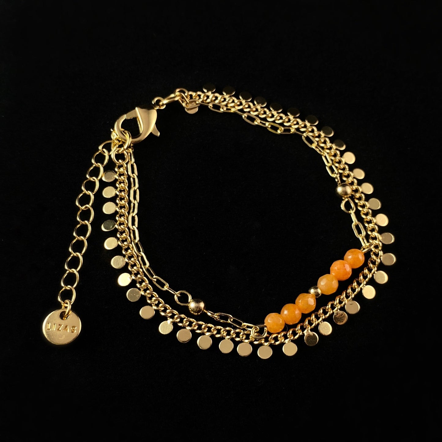 Pop Rocks Bracelet - Orange