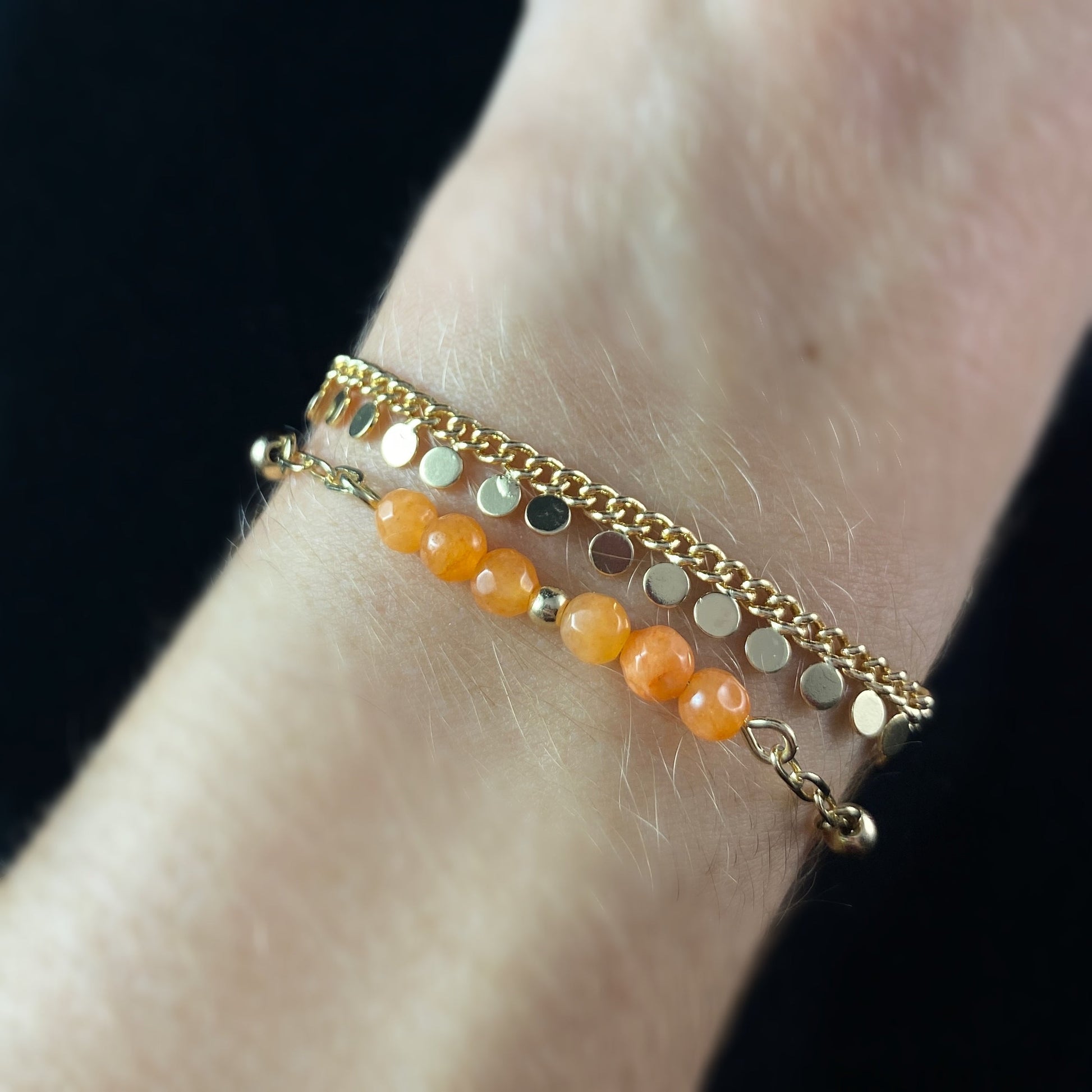 Pop Rocks Bracelet - Orange