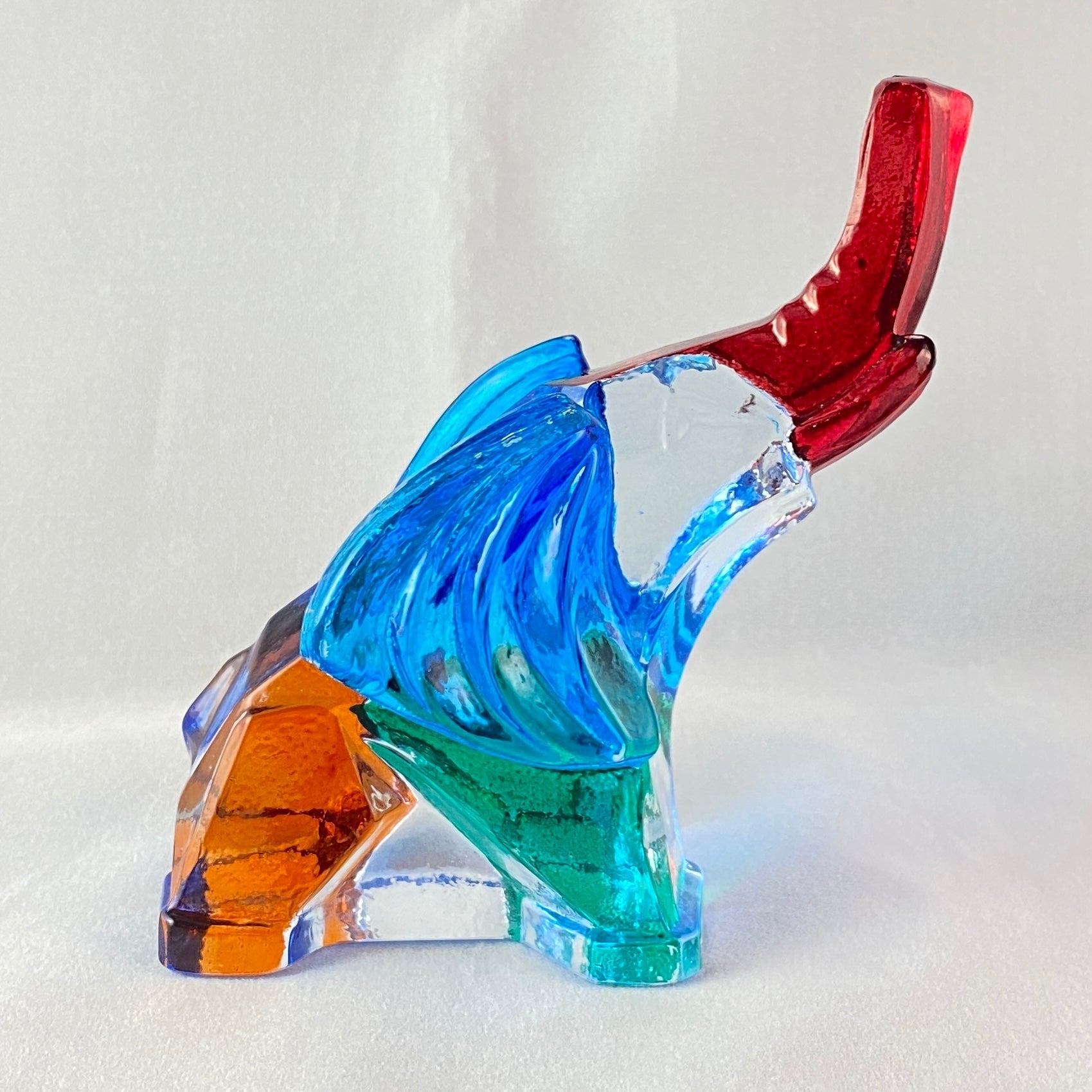 RESERVED FOR TIM Venetian Glass Elephant - Handmade