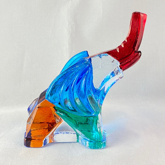 RESERVED FOR TIM Venetian Glass Elephant - Handmade