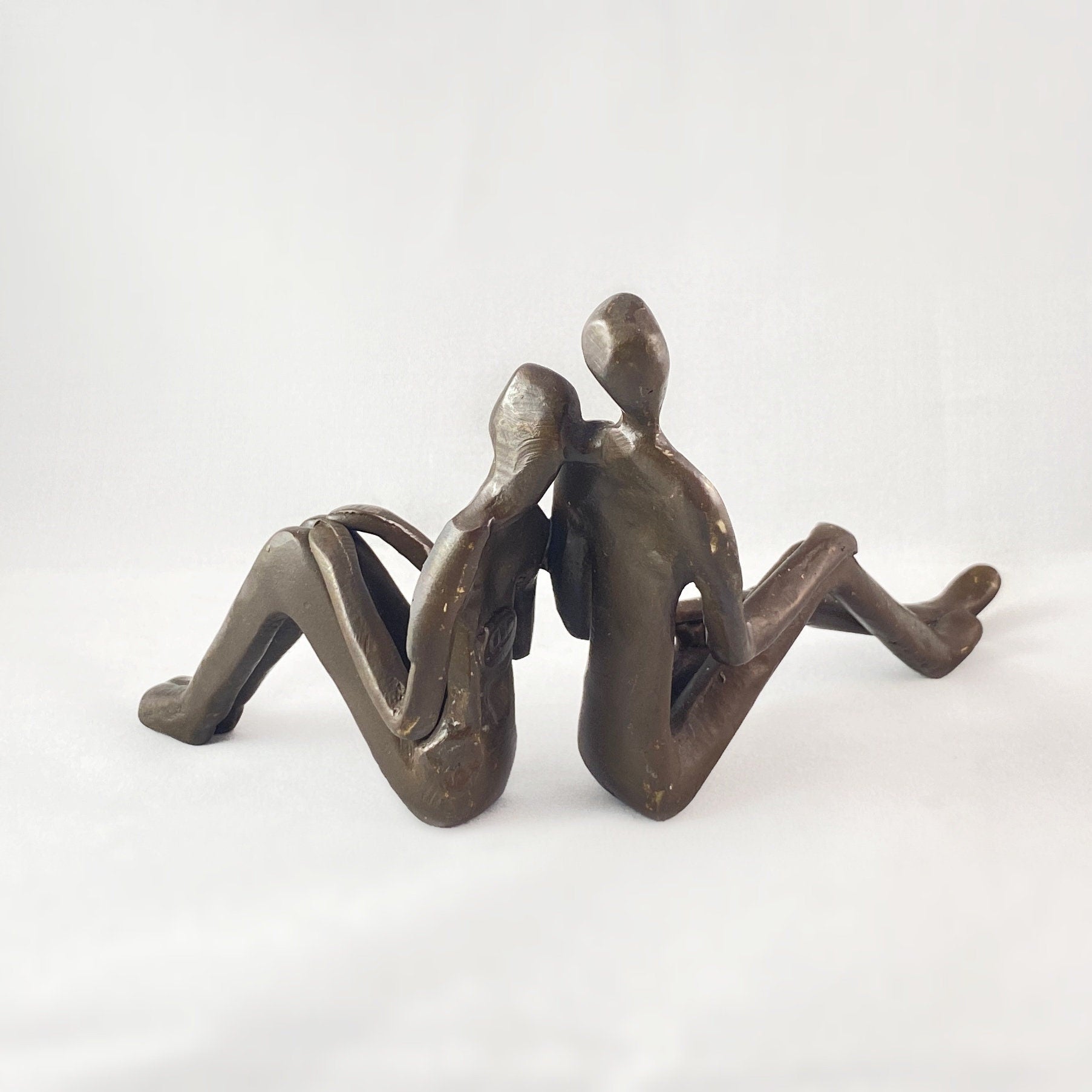 Romantic Couple Bronze Sculpture - Unique Home Decor