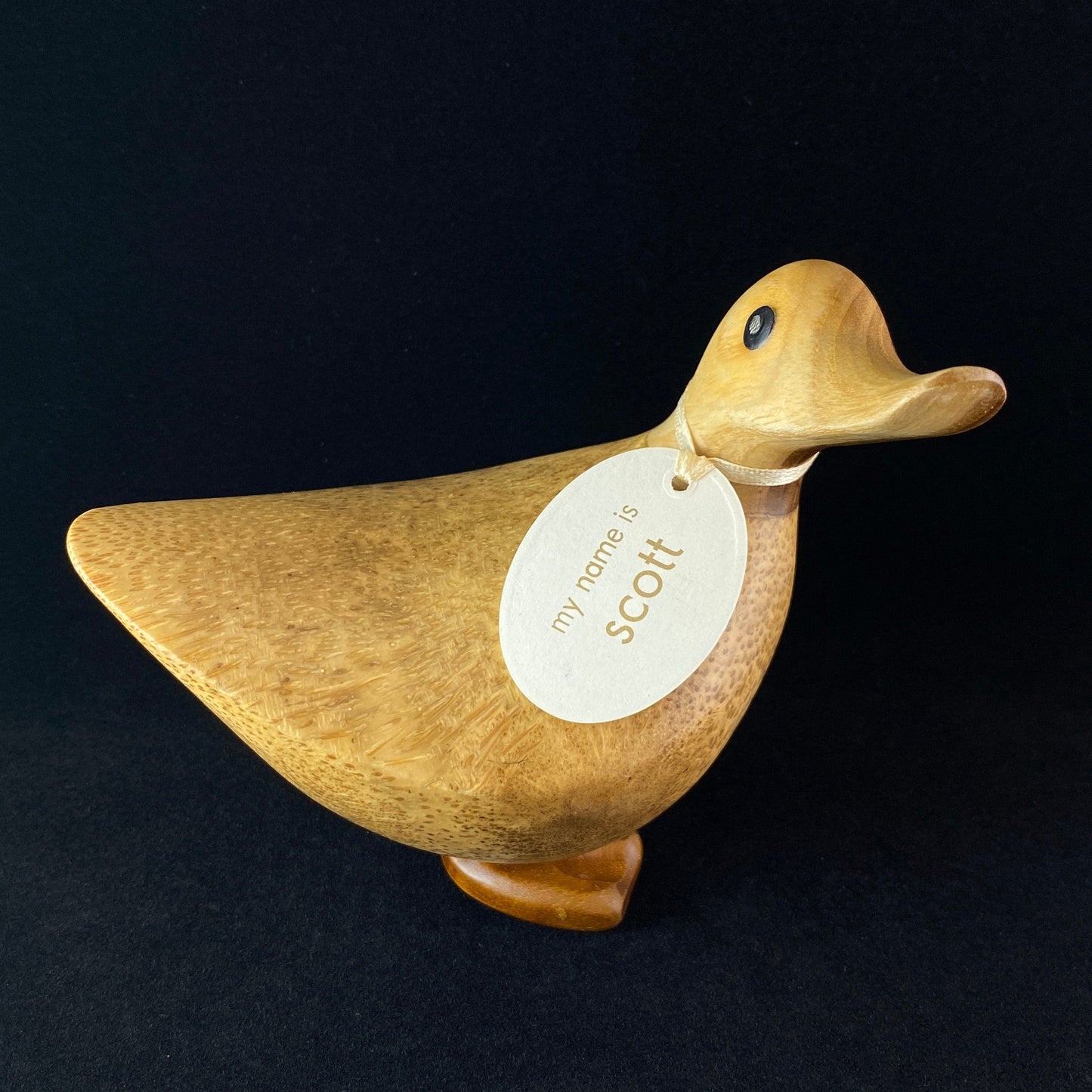 Scott - Hand-carved and Hand-painted Bamboo Duck