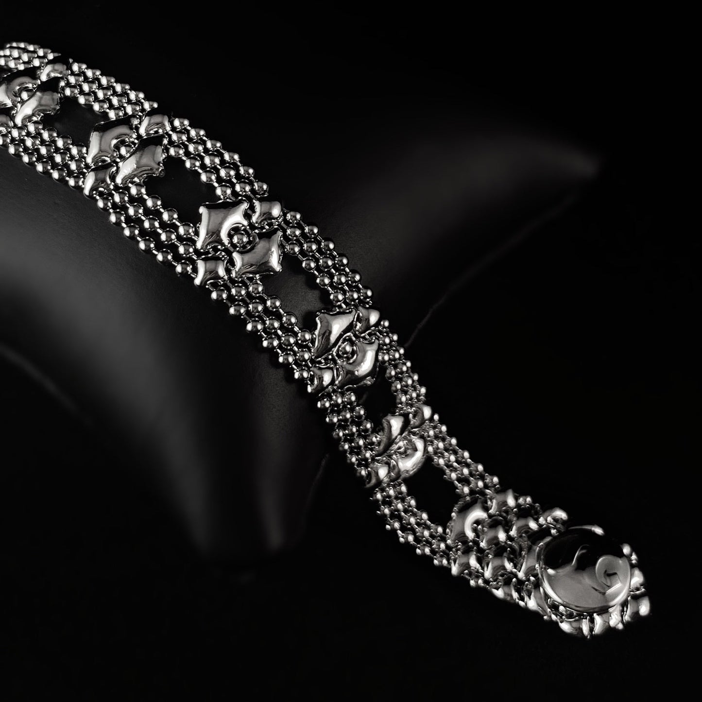 SG Liquid Metal Bracelet - 5/8 inch Wide Silver