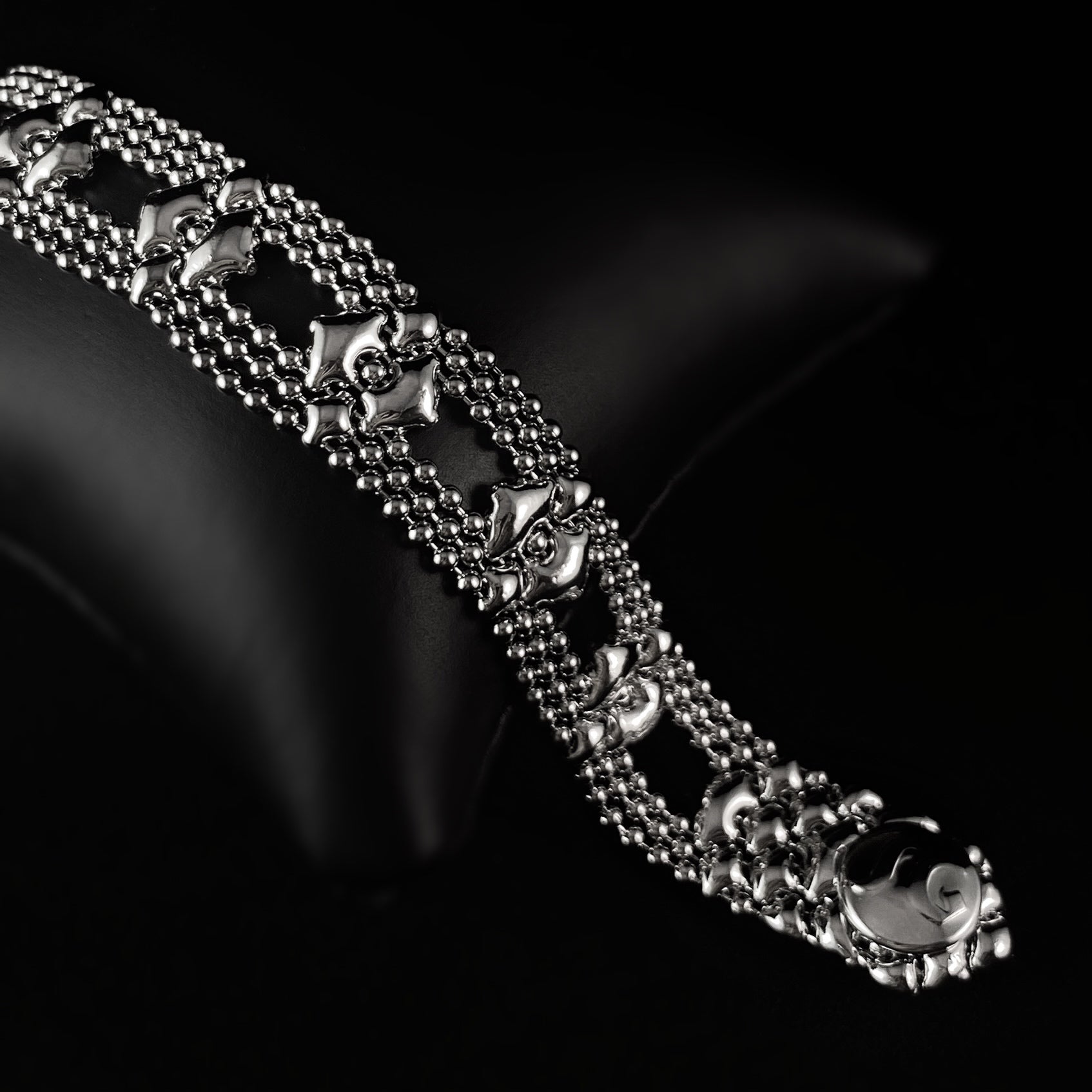 SG Liquid Metal Bracelet - 5/8 inch Wide Silver