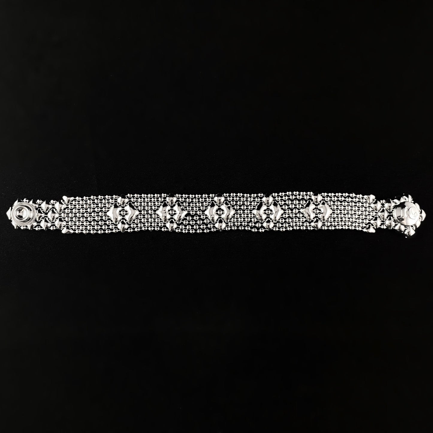 SG Liquid Metal Bracelet -.75 inch Wide Silver