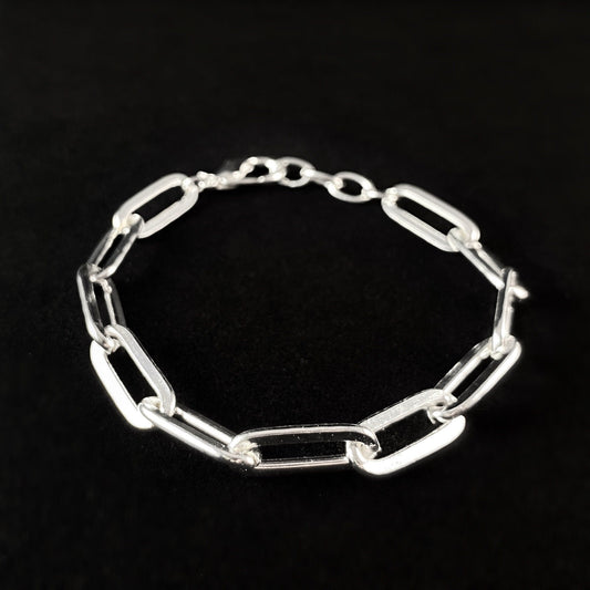 Silver Minimalist Chain Bracelet - Handmade Nickel Free Ulla Jewelry