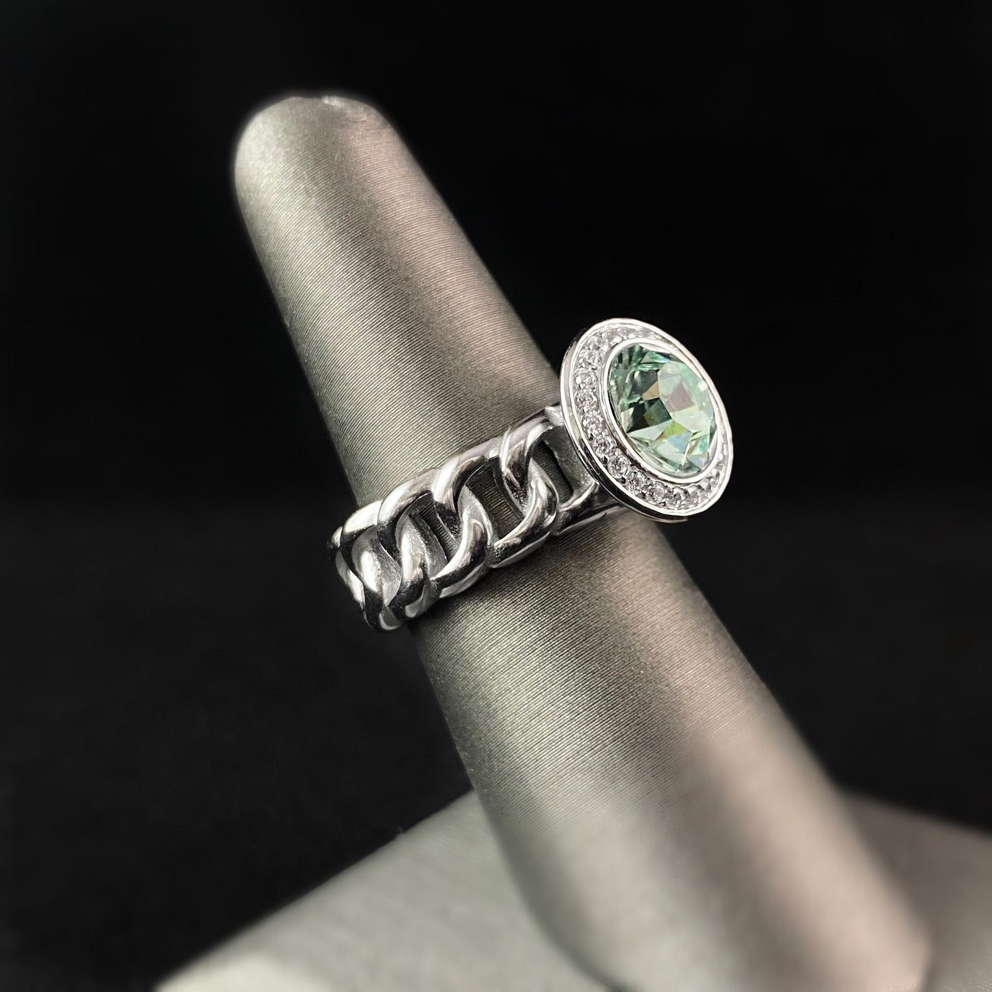 Size 7 Liberi Ring Base Silver - Interchangeable QUDO Ring