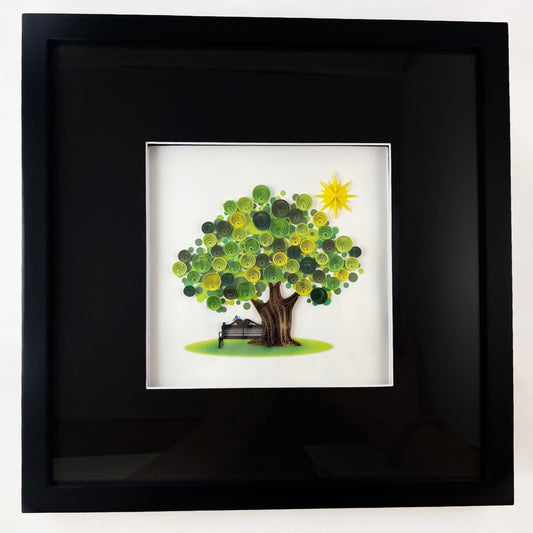 Summer Tree - Framed Quilling Artwork