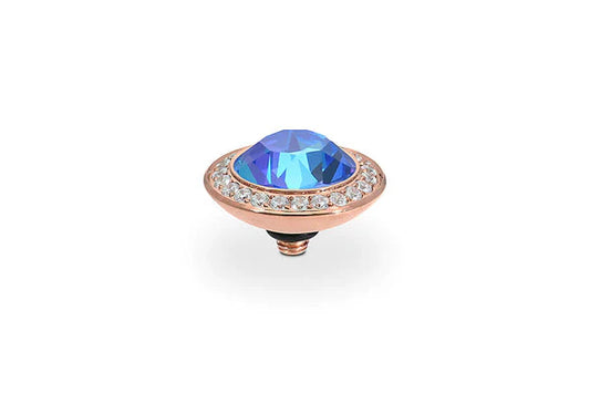 Tondo Deluxe 13mm Rose Gold - Royal Blue Delite