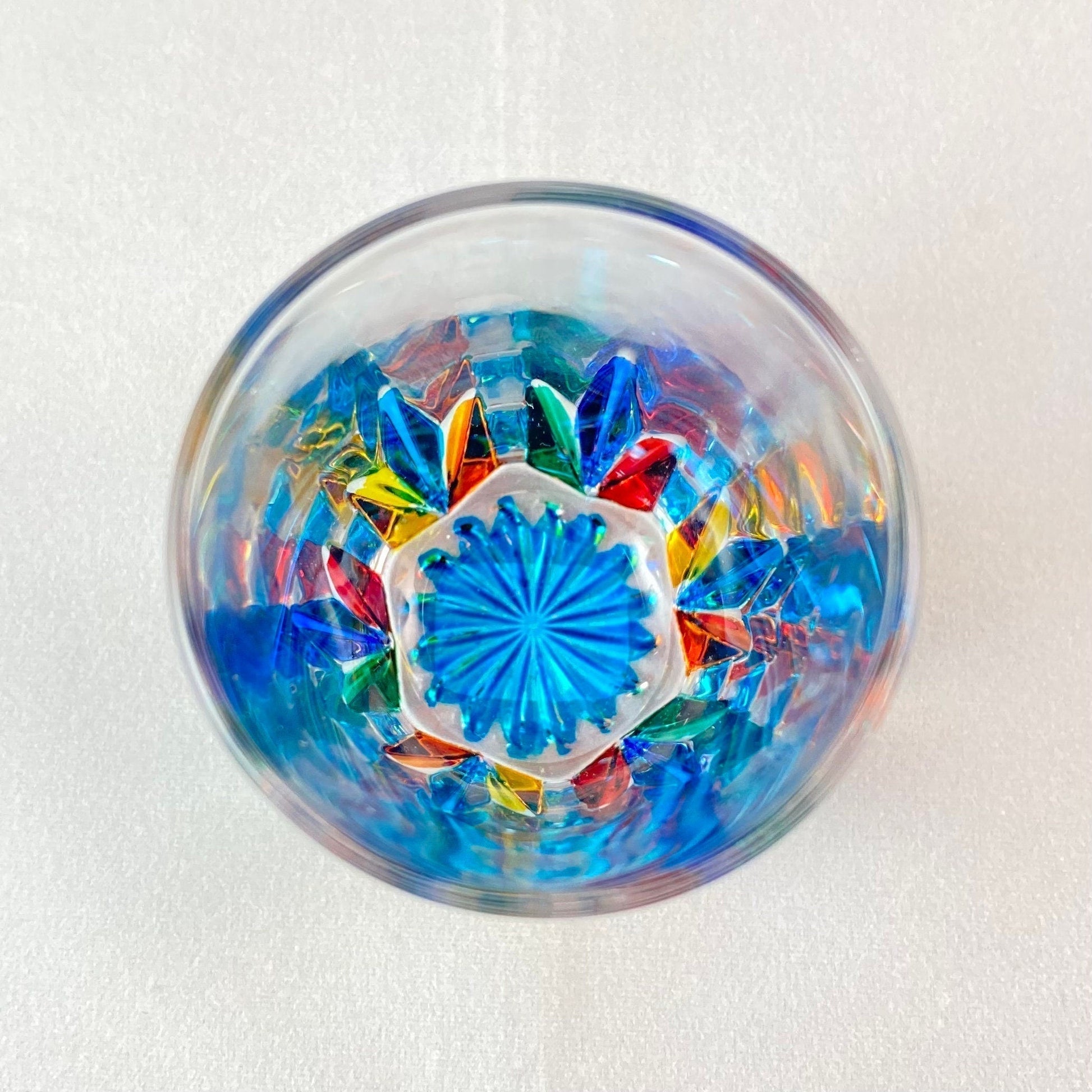 Venetian Glass Shot Glass - Handmade in Italy, Colorful Murano Glass