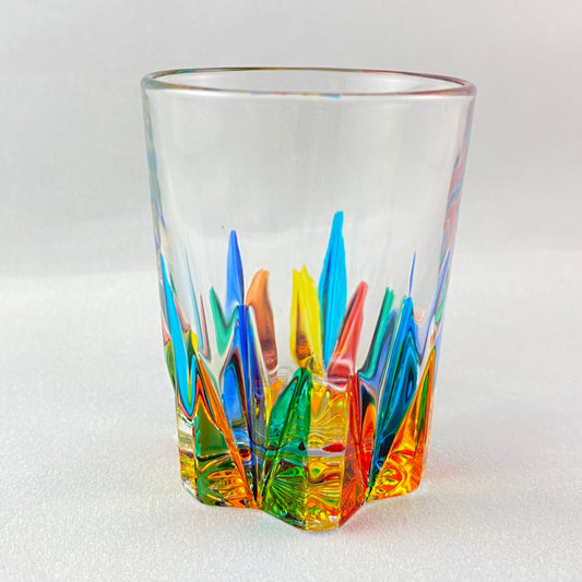 Venetian Glass Shot Glass - Handmade in Italy, Colorful Murano Glass