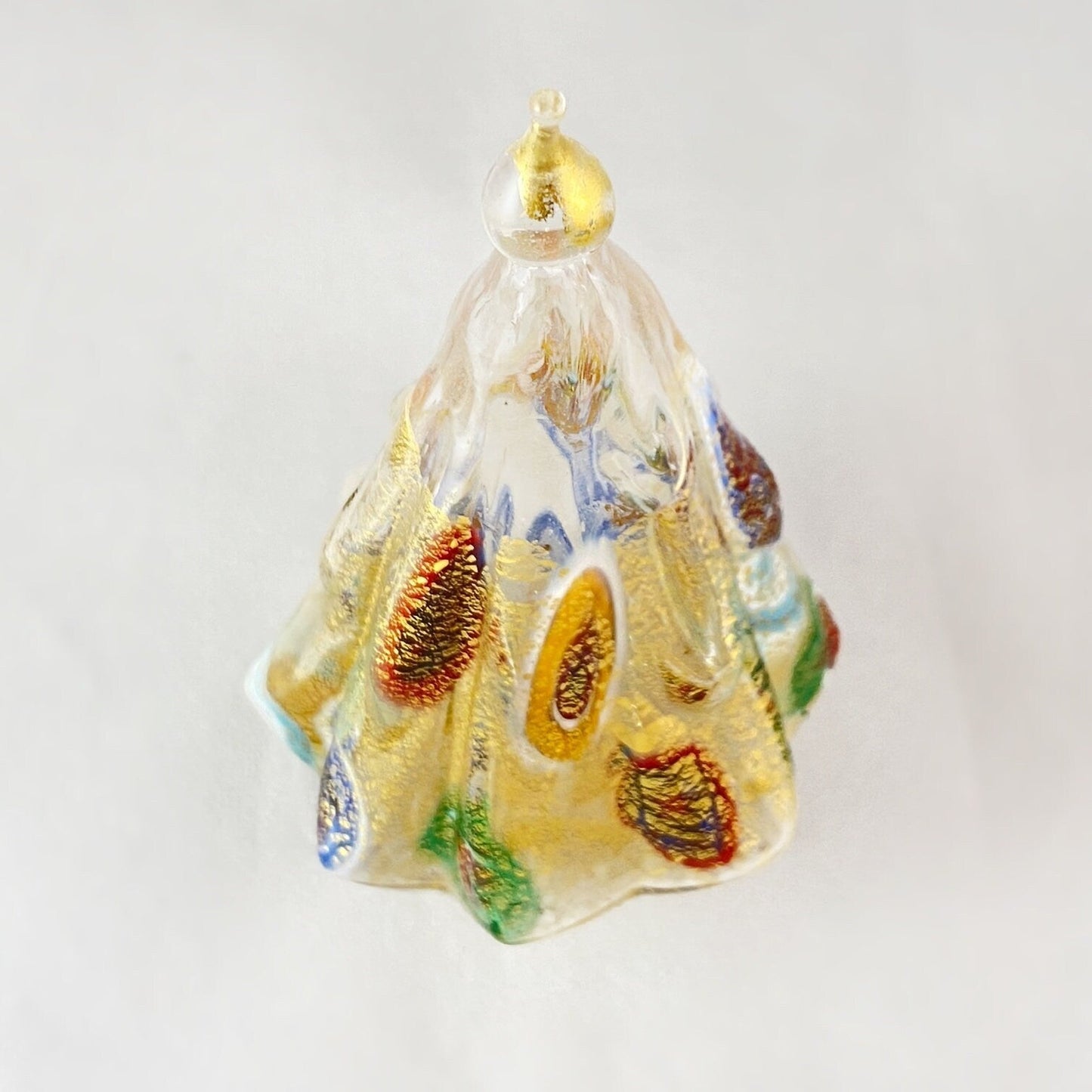 Venetian Glass Multicolor Tree, 24k Gold Leaf - Handmade in Italy, Colorful Murano Glass