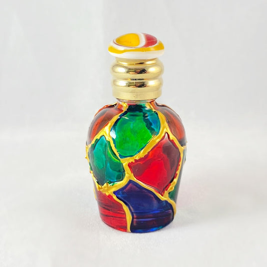 Venetian Glass Perfume Bottle - Handmade in Italy, Colorful Murano Glass