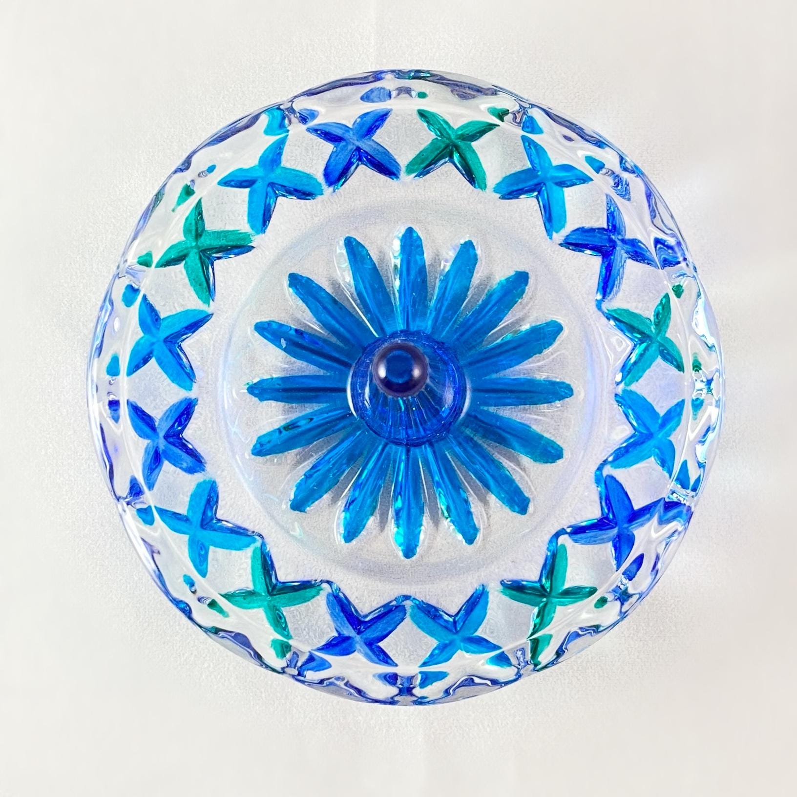 Venetian Glass Ring Holder SD - Handmade in Italy, Colorful Murano Glass