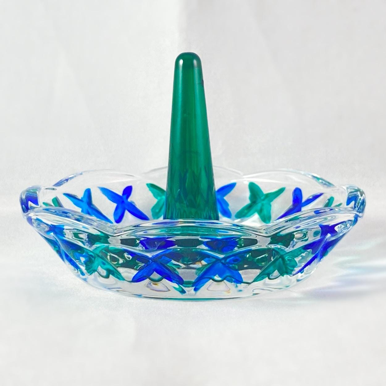 Venetian Glass Ring Holder SD - Handmade in Italy, Colorful Murano Glass