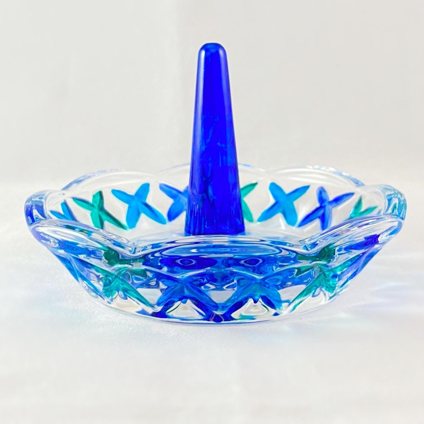 Venetian Glass Ring Holder SD - Handmade in Italy, Colorful Murano Glass