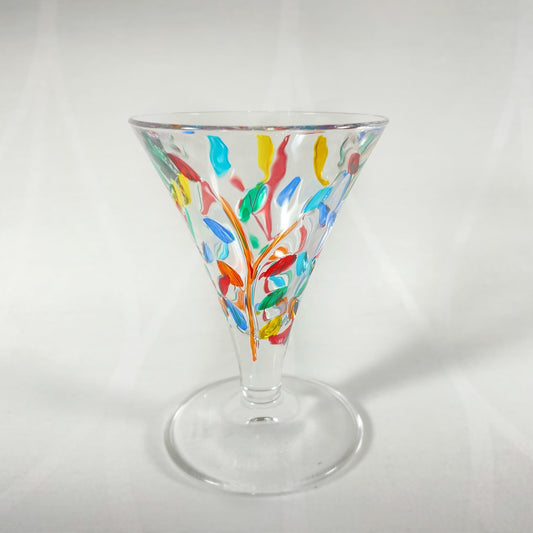 Venetian Glass Shot Glass - Handmade in Italy, Colorful Murano Glass