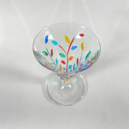 Venetian Glass Shot Glass - Handmade in Italy, Colorful Murano Glass