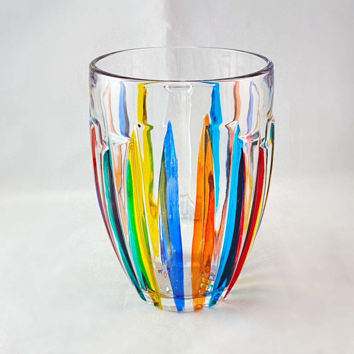 Venetian Glass Timeless Mug - Handmade in Italy, Colorful Murano Glass