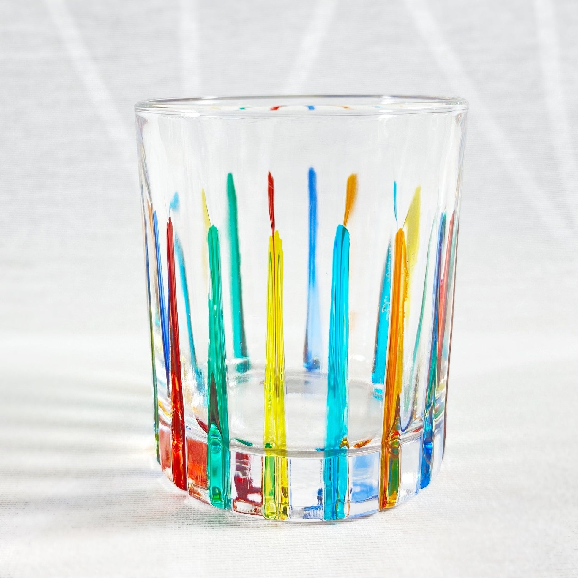 Venetian Glass Timeless Shot Glass - Handmade in Italy, Colorful Murano Glass