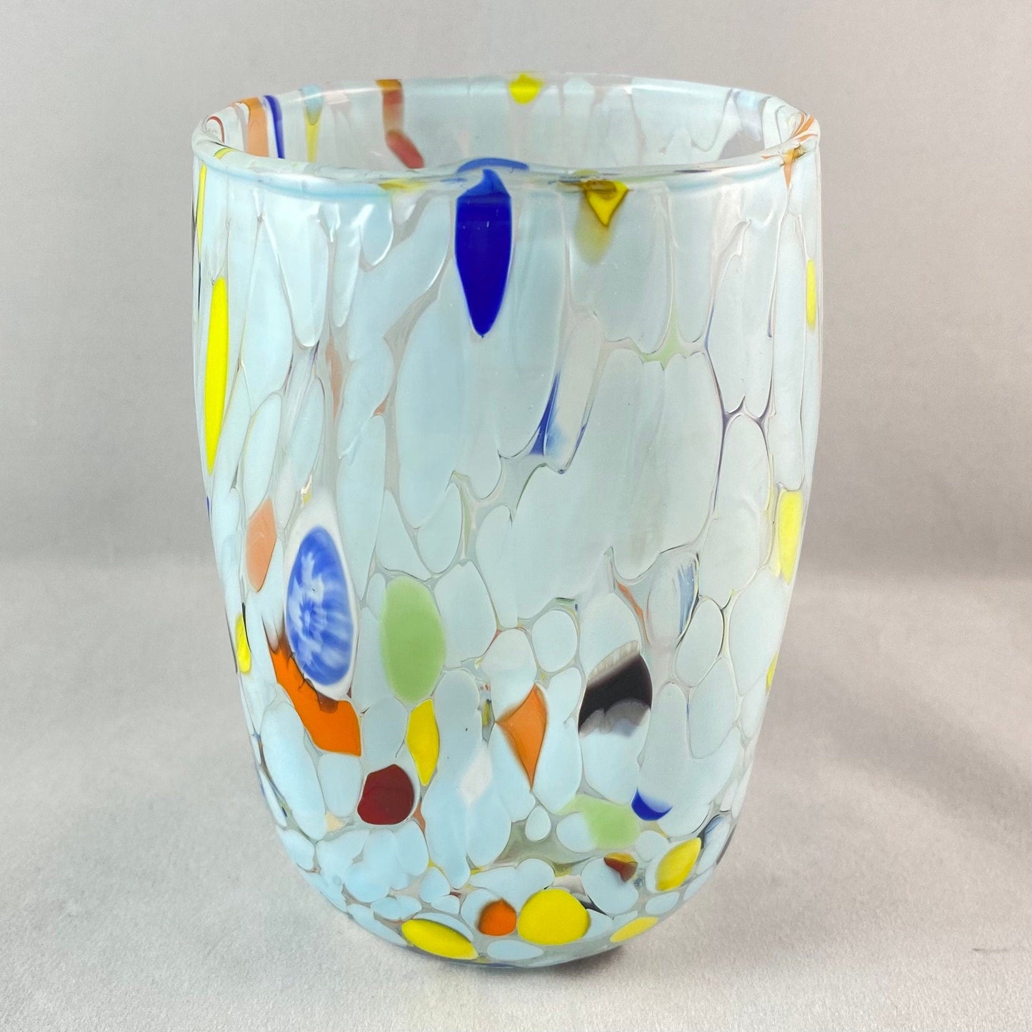 White Glass, Venetian Glass - Handmade in Italy, Colorful Murano Glass