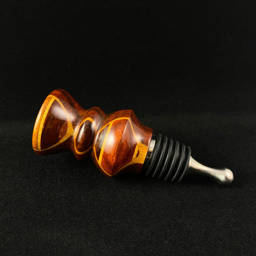 Wooden Wine Bottle Stopper - Gift for Wine Lovers