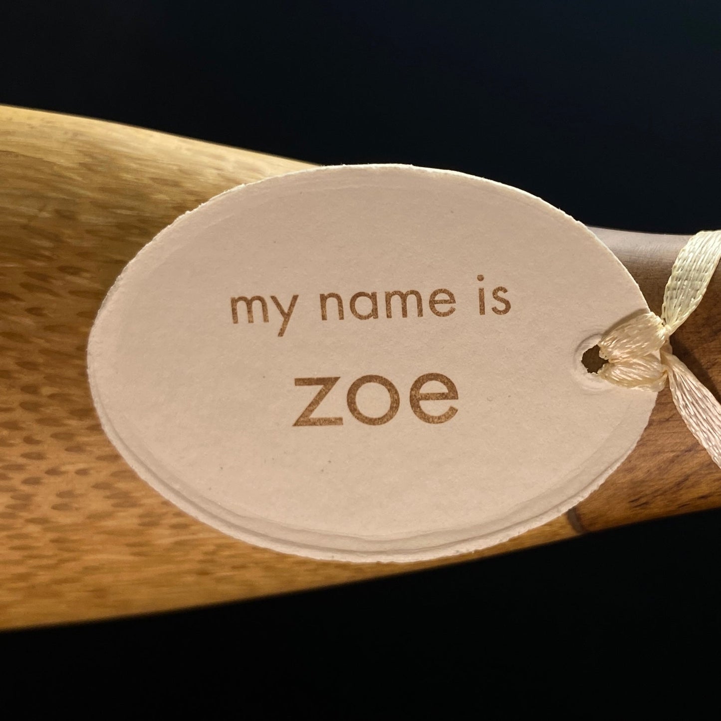 Zoe - Hand-carved and Hand-painted Bamboo Duck with Polka