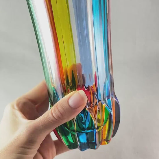 Adagio Highball Venetian Glass - Handmade in Italy, Colorful Murano Glass