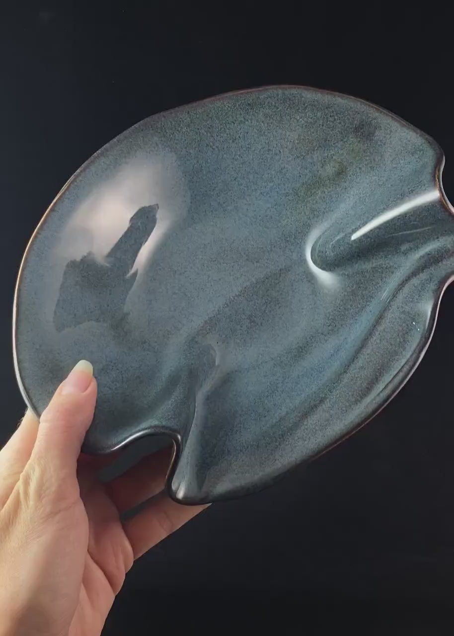 Handmade Tapenade Bowl with Spoon, Functional and Decorative Pottery